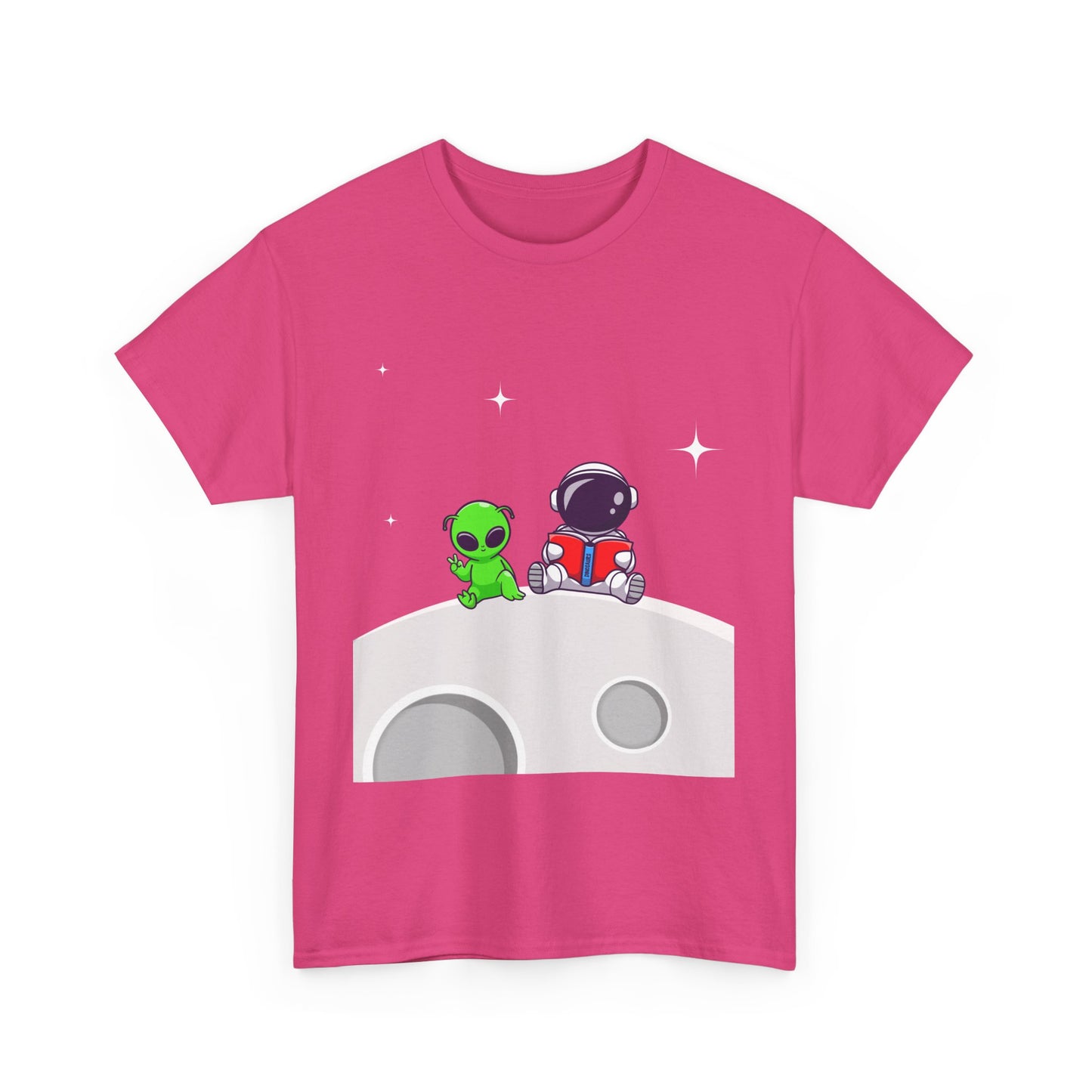 Chillin On The Moon - Unisex Heavy Cotton Tee