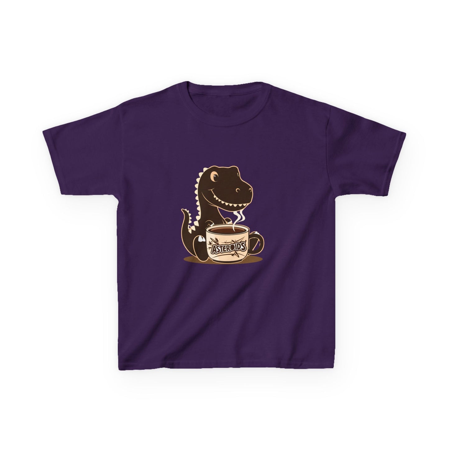 Dinos Love Coffee - Kids Heavy Cotton™ Tee