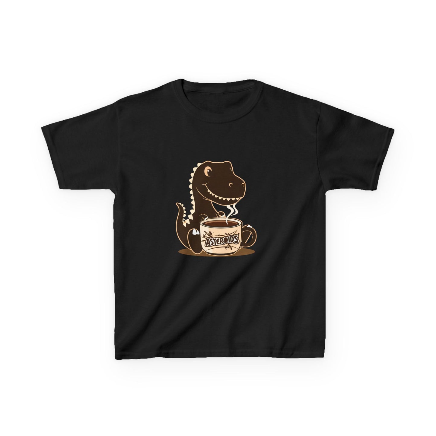 Dinos Love Coffee - Kids Heavy Cotton™ Tee