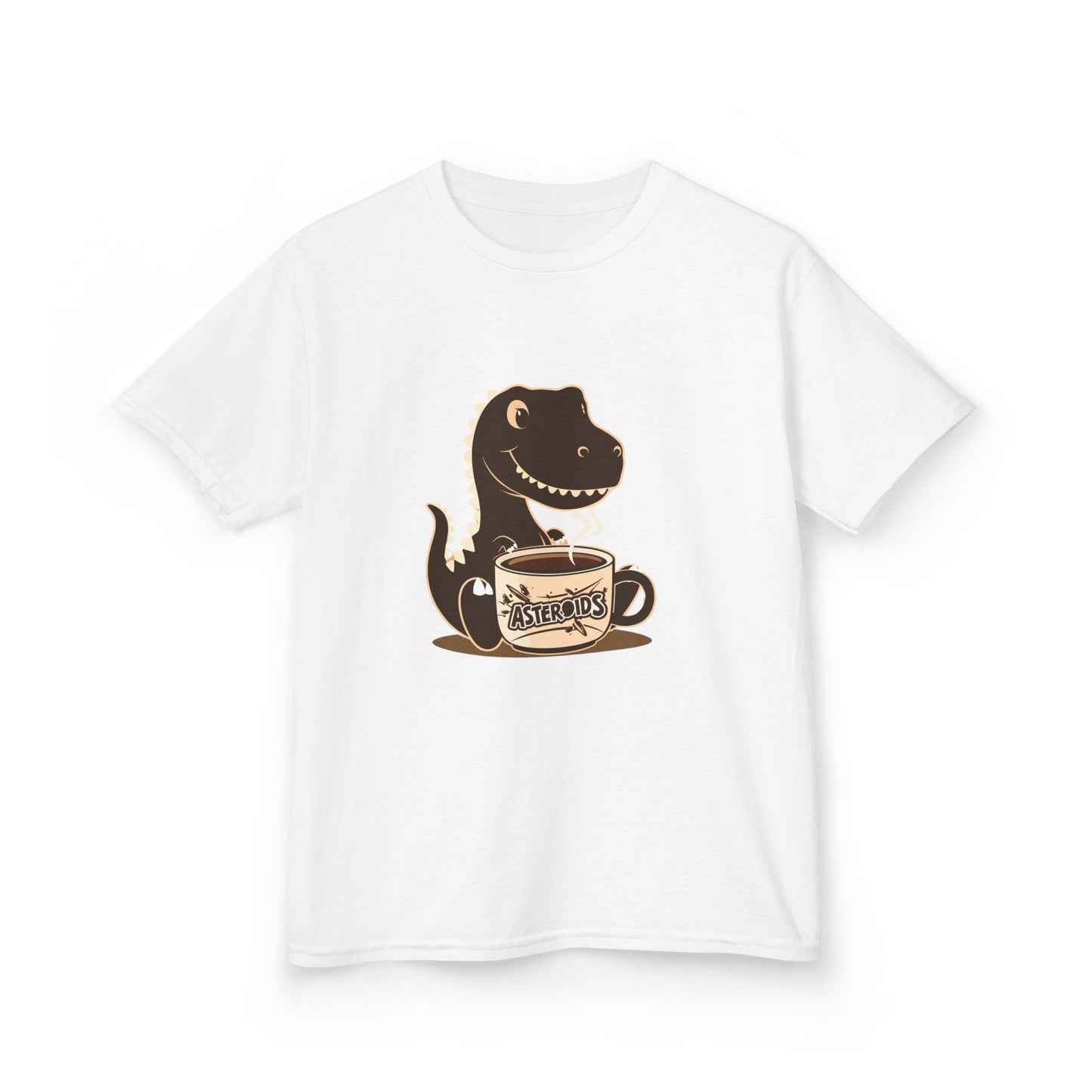 Dinos Love Coffee - Kids Heavy Cotton™ Tee