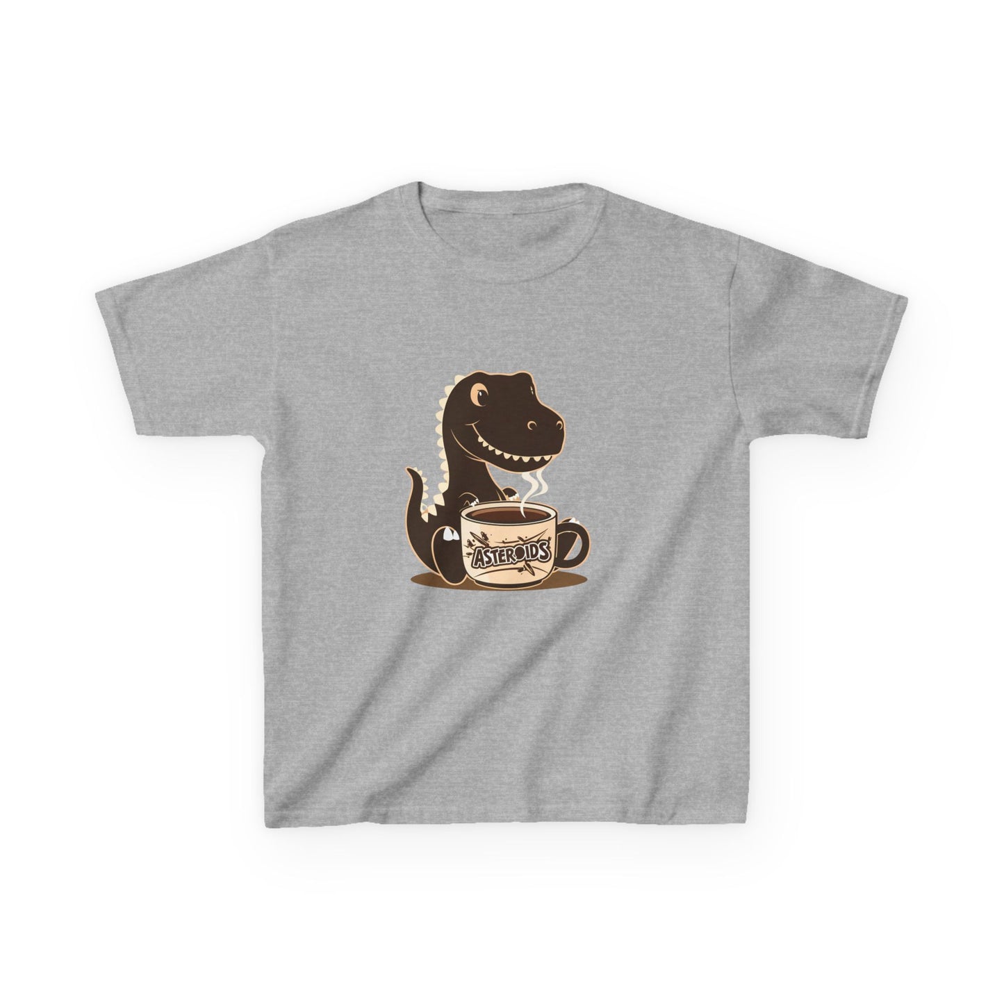 Dinos Love Coffee - Kids Heavy Cotton™ Tee
