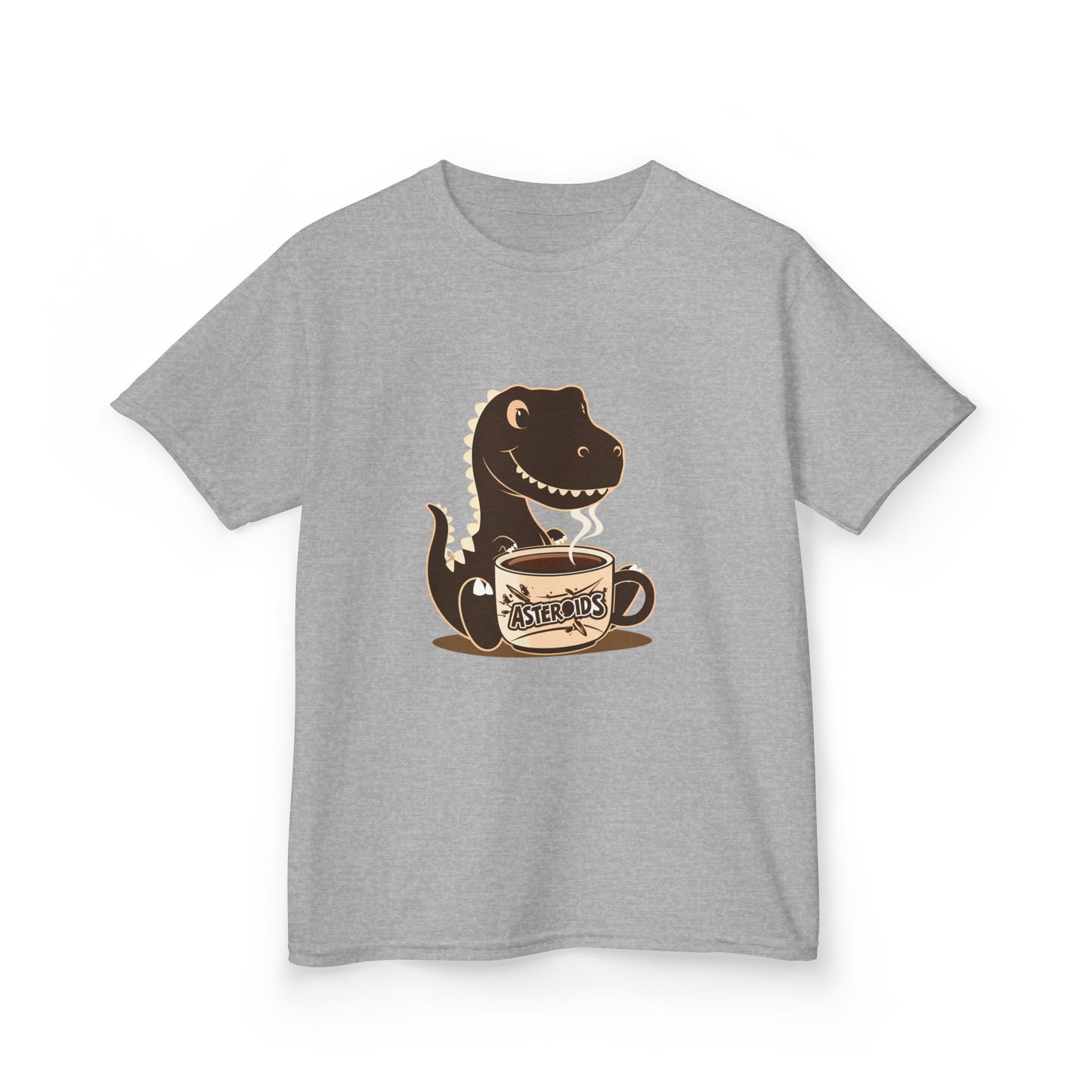 Dinos Love Coffee - Kids Heavy Cotton™ Tee