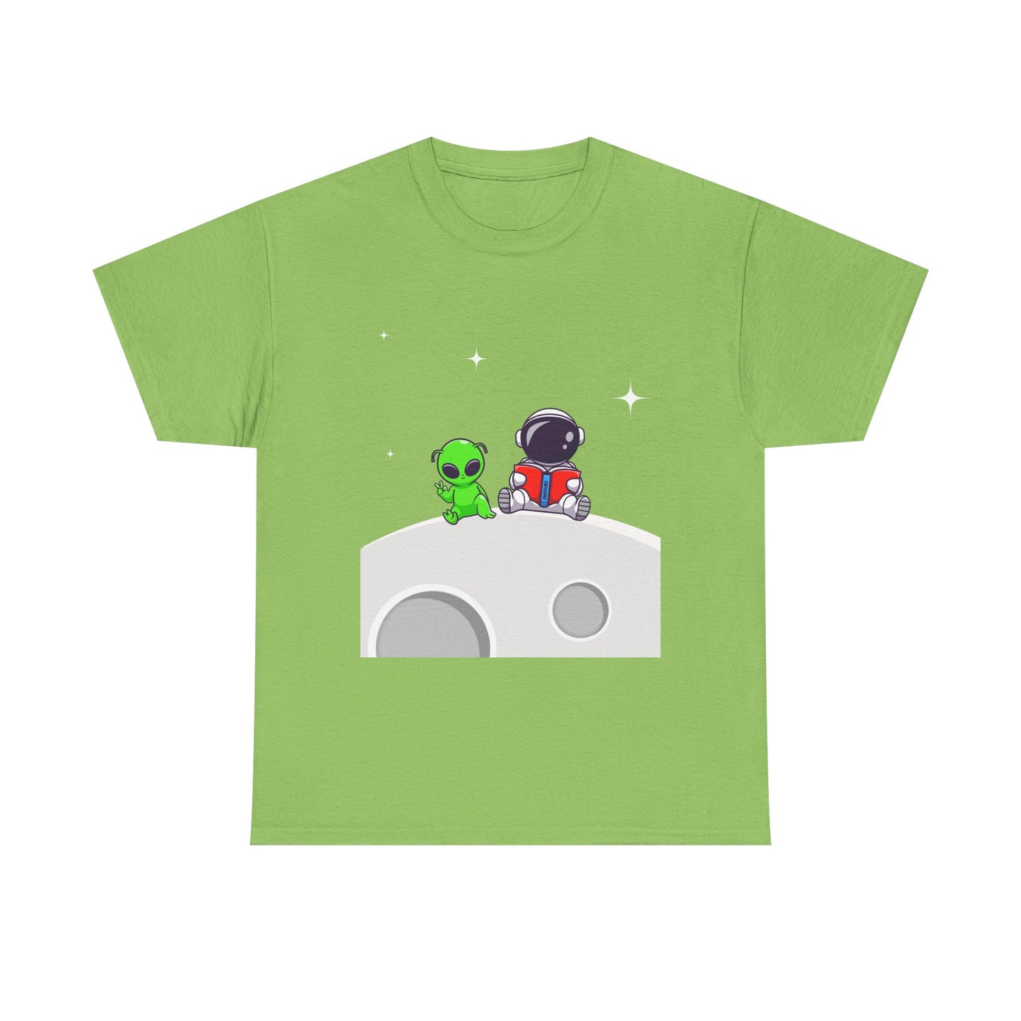 Chillin On The Moon - Unisex Heavy Cotton Tee