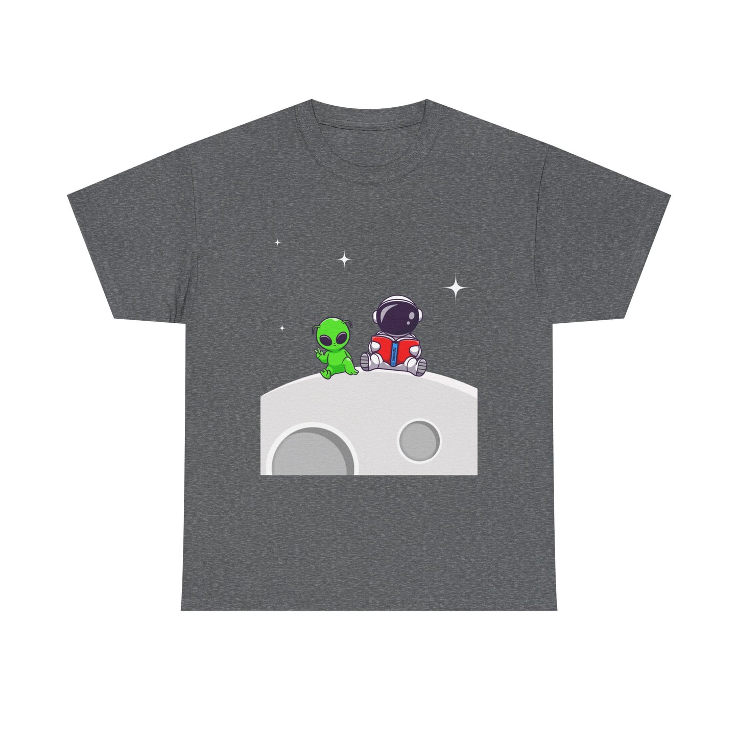 Chillin On The Moon - Unisex Heavy Cotton Tee