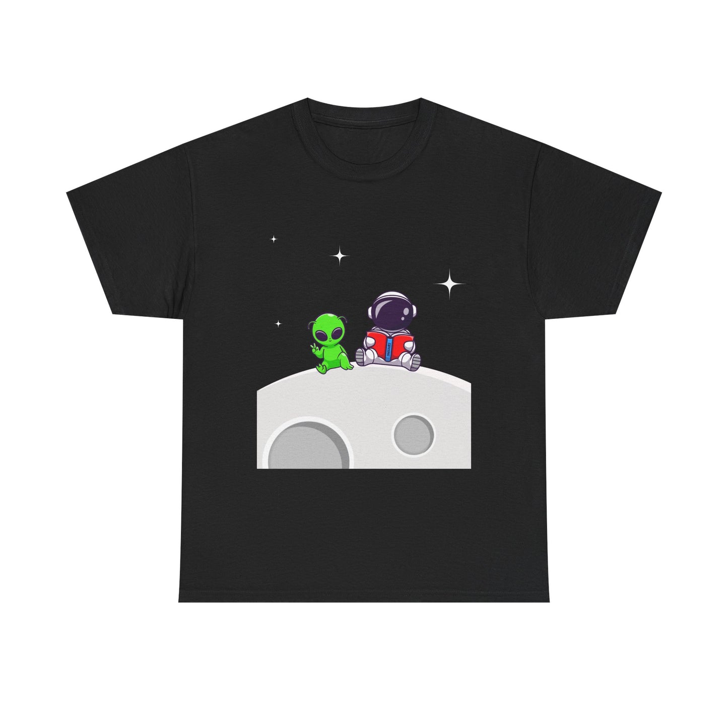 Chillin On The Moon - Unisex Heavy Cotton Tee