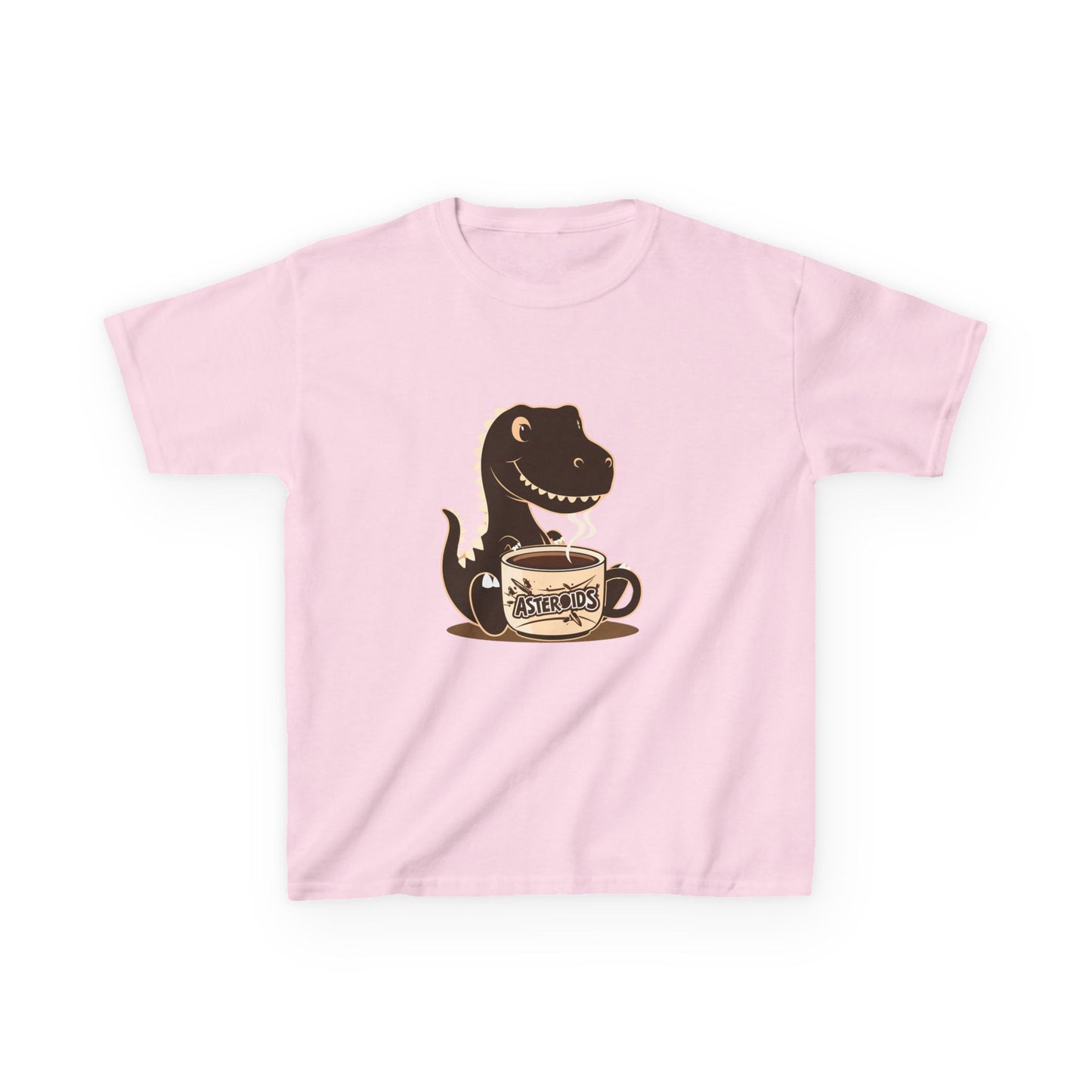 Dinos Love Coffee - Kids Heavy Cotton™ Tee