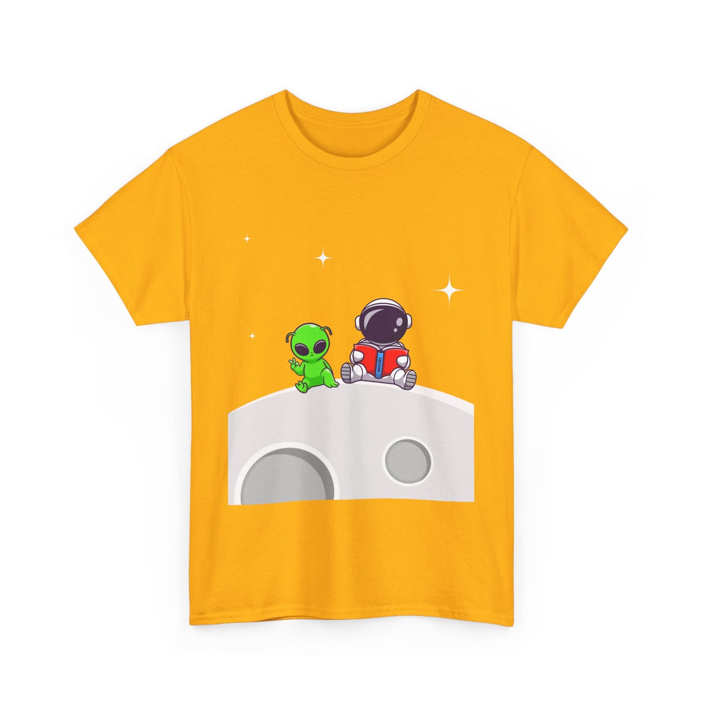 Chillin On The Moon - Unisex Heavy Cotton Tee